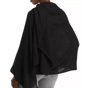 Black 100% Cashmere Wrap